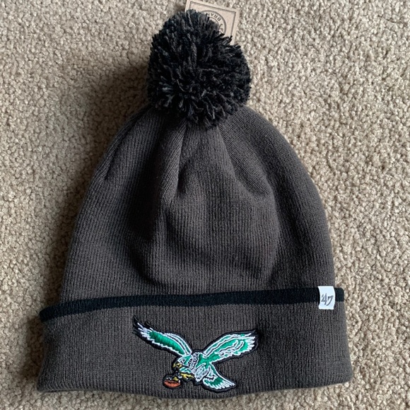 47 Accessories - NWT Philadelphia Eagles woman’s retro beanie hat OS